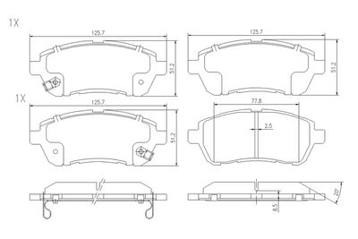 SET PLACUTE FRANA FRANA DISC