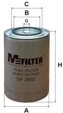 Palivový filtr MFILTER DF 3502
