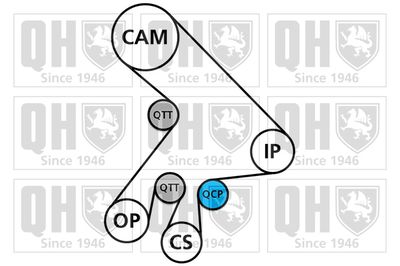 SET CUREA DE DISTRIBUTIE QUINTON HAZELL QBK703 1