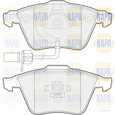 Brake Pad Set NAPA NBP1405