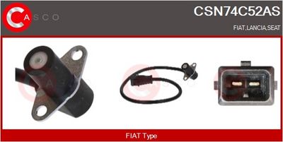 SENZOR IMPULSURI ARBORE COTIT CASCO CSN74C52AS