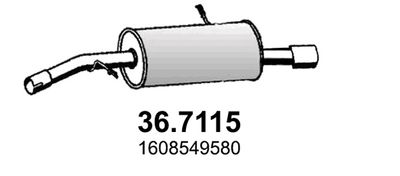 Tłumik końcowy ASSO 36.7115