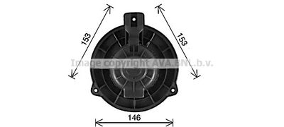 AVA QUALITY COOLING KA8313 Вентилятор салона  для KIA SORENTO (Киа Соренто)