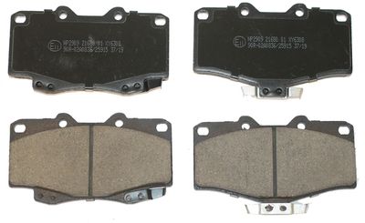 Комплект тормозных колодок, дисковый тормоз NATIONAL NP2909 для VW TARO