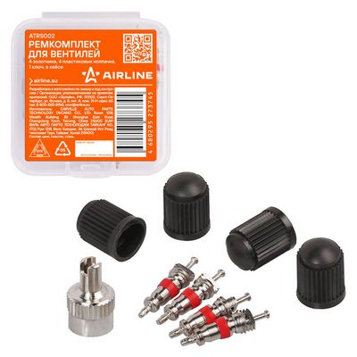 Комплект золотников, сервисный нипель Airline ATRS002