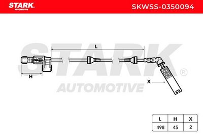 датчик, обороти на колелото STARK SKWSS-0350094