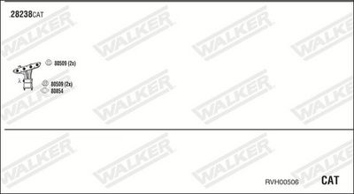 Изпускателна система WALKER RVH00506