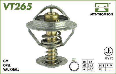 MTE-THOMSON VT265.82 Термостат 