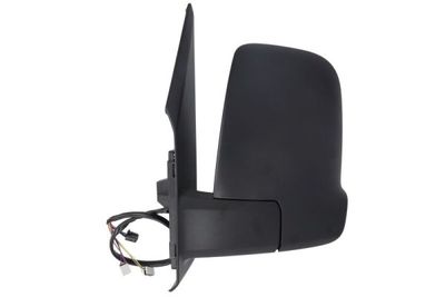 Zijspiegel Links (elektrisch, in reliëf, met verwarming, kort, elektrisch opklapbaar, met indicator, w16w gloeilamp) past: MERCEDES SPRINTER 907/910/eSprinter 06.18-