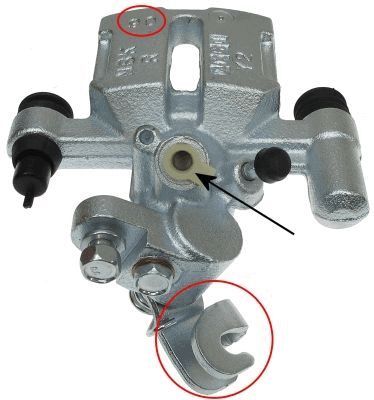 HELLA PAGID 8AC 355 380-341 Тормозной суппорт  для MAZDA (Мазда)