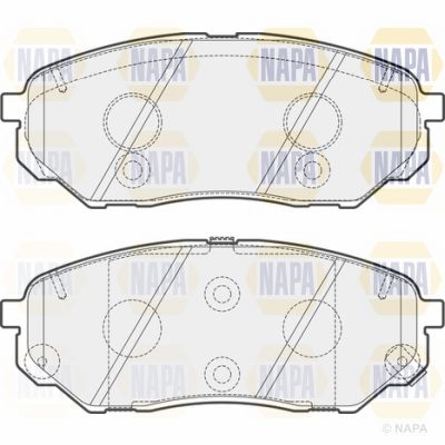 Brake Pad Set NAPA NBP1781