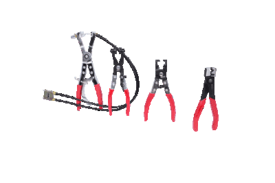 Ks Tools - Sada klieští na hadicové sponky 4ks