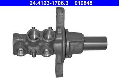 Главный тормозной цилиндр ATE 24.4123-1706.3 для PEUGEOT 307