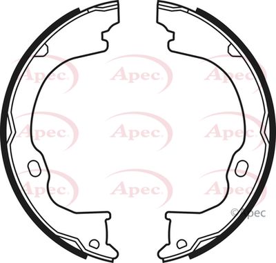 Brake Shoe Set, parking brake APEC SHU760