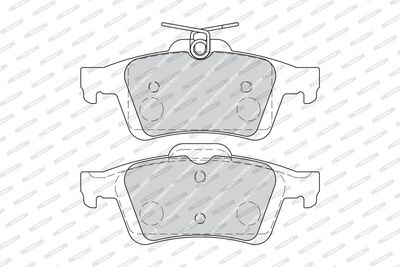 BREMSBELAGSATZ SCHEIBENBREMSE FERODO FDB1931 1