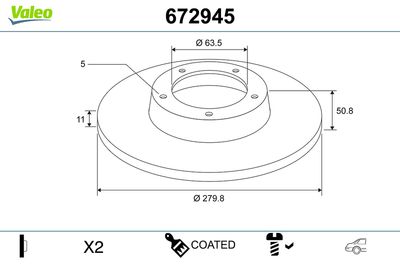 Brake Disc 672945