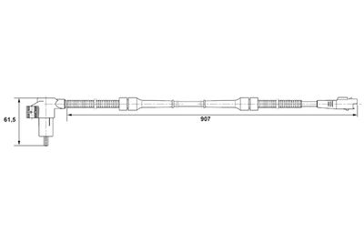 SENSOR RADDREHZAHL BOSCH 0265006731 4