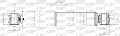 Амортизатор OPEN PARTS SAB8428.32 для ISUZU D-MAX