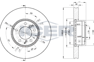 Tarcza hamulcowa ICER 78BD9895-2