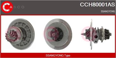 CASCO CCH80001AS Турбіна  для SSANGYONG (Сан-янг)