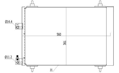 KONDENSATOR KLIMAANLAGE