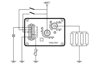 UNITATE DE CONTROL BUJII INCANDESCENTE MAHLE MHG54 1