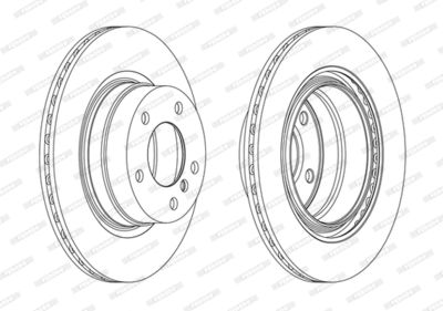 DISC FRANA FERODO DDF1851C 1