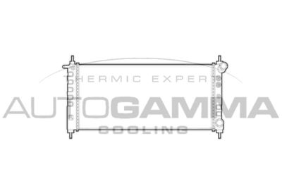 Радиатор, охлаждение двигателя AUTOGAMMA 101337 для OPEL CORSA