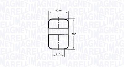 MAGNETI MARELLI Federbalg, Luftfederung