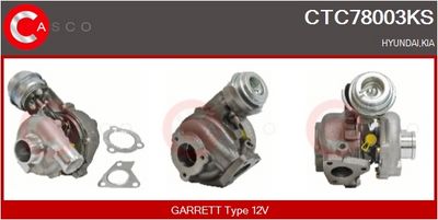 COMPRESOR SISTEM DE SUPRAALIMENTARE CASCO CTC78003KS