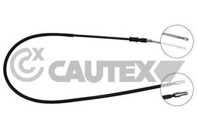 Тросик, cтояночный тормоз CAUTEX 763180 для DAEWOO MUSSO