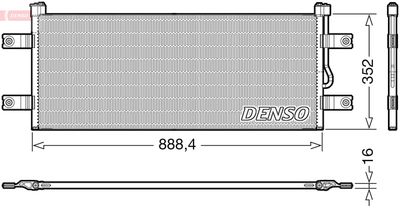 DENSO Kondensator, Klimaanlage