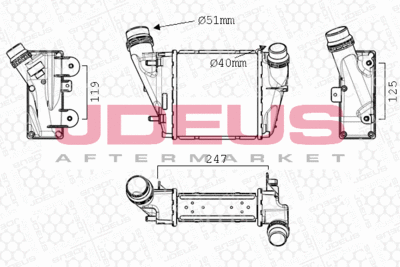 LADELUFTKüHLER JDEUS M823137A