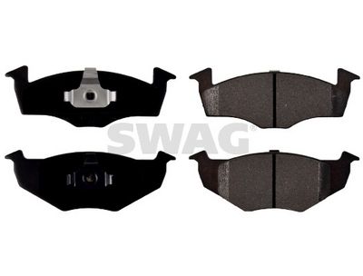 комплект спирачно феродо, дискови спирачки SWAG 30 91 6072