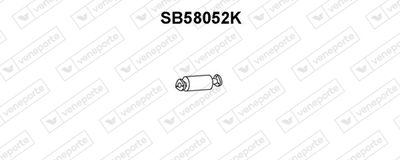 Катализатор VENEPORTE SB58052K для SAAB 9000