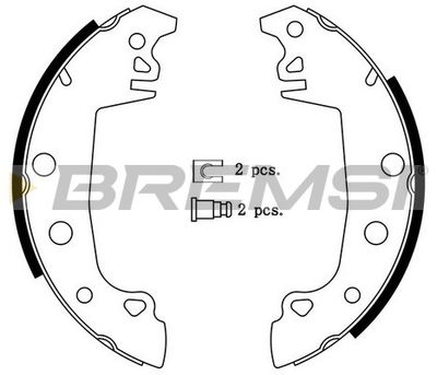Комплект тормозных колодок BREMSI GF0104 для DACIA 1310