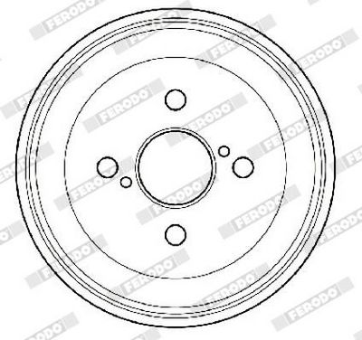 BREMSTROMMEL FERODO FDR329083 2