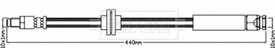 Тормозной шланг BORG & BECK BBH8386 для OPEL ADAM