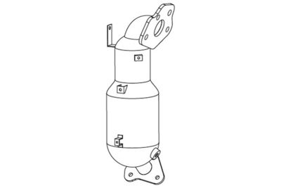 FILTRU FUNINGINE/PARTICULE SIST.DE ESAPAMENT WALKER 73274 1