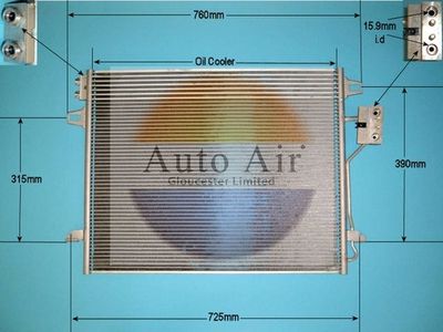 Condenser, air conditioning Auto Air Gloucester 16-1368