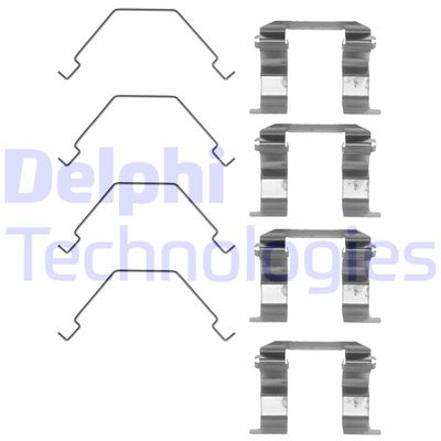 Комплектующие, колодки дискового тормоза DELPHI LX0159 для FORD USA PROBE