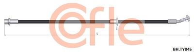 COFLE 92.BH.TY045 Тормозной шланг для TOYOTA AVENSIS (_T22_) 2.0 (ST220_) COFLE 92.BH.TY045 Тормозной шланг для TOYOTA AVENSIS (_T22_) 2.0 (ST220_)
