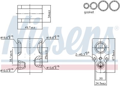 Expansion Valve, air conditioning 999346