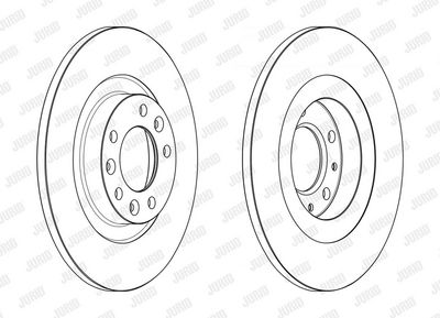 BREMSSCHEIBE JURID 563218JC 1