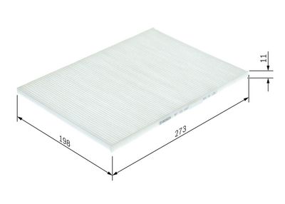 BOSCH Filtras, salono oras