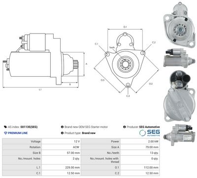 STARTER AS-PL S01135SEG 4