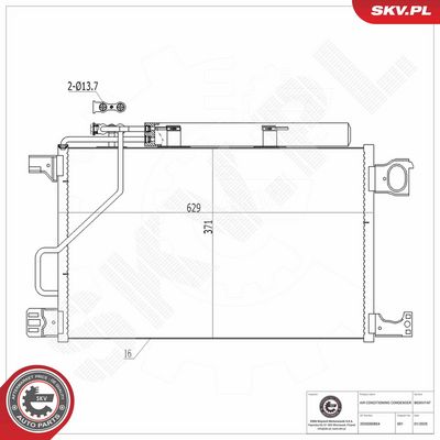 CONDENSATOR CLIMATIZARE ESEN SKV 86SKV147 6