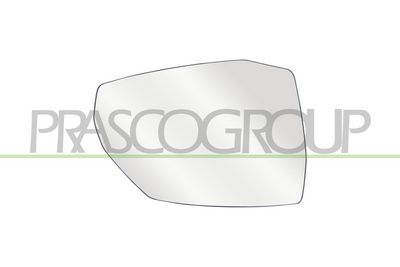 PRASCO Veidrodėlio stiklas, išorinis veidrodėlis