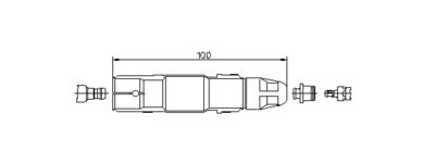 Вилка, свеча зажигания BREMI 13297A5 для VW BORA