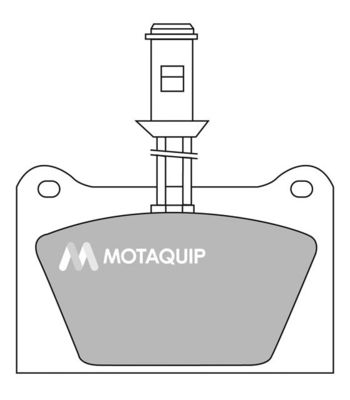 Комплект тормозных колодок, дисковый тормоз MOTAQUIP LVXL382 для RELIANT SCIMITAR